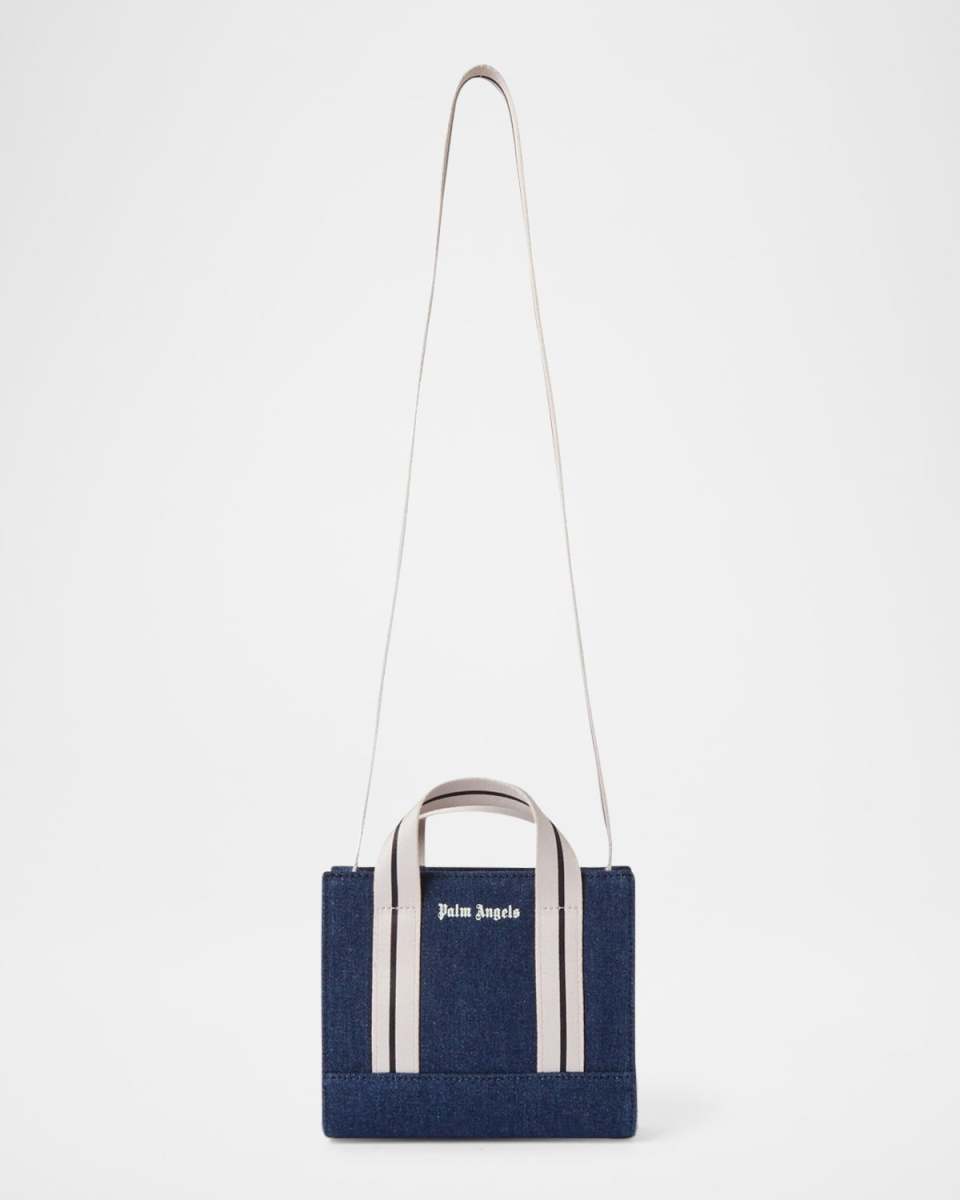 Girl's Palm Angels Denim Mini Tote